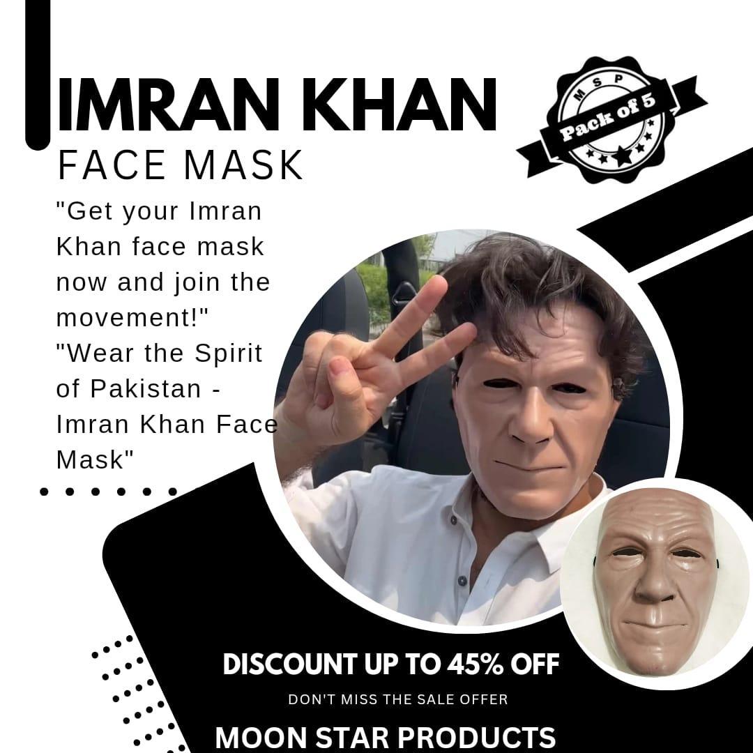 Imran Khan Face Mask pack of 5